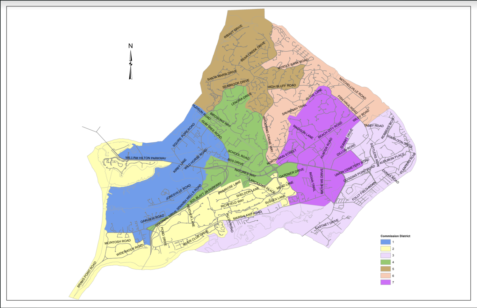 Hilton Head PSD Commission adopts new, singlemember voting districts